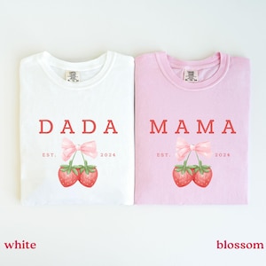 Berry First Birthday Matching Family Shirts Mom Dad Auntie Berry T-shirt Strawberry 1st Birthday Outfit Strawberry Theme 1st Birthday Party