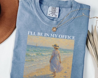 Comfort Colors® Beach Shirt, Summer Vacation Tshirt, Vintage Beach Shirt, Trendy Beachy Shirt, Coastal Surf Shirt, Coconut Girl Shirt