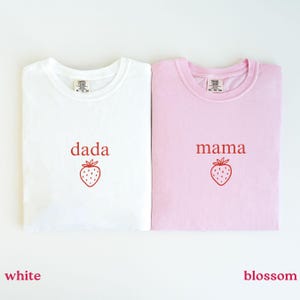 Berry First Birthday Matching Family Shirts Mom Dad Auntie Berry T-shirt Strawberry 1st Birthday Outfit Strawberry Theme 1st Birthday Party