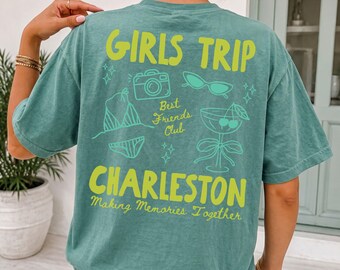 Girls Weekend Shirt, Custom Girls Trip Shirt,Bestie Trip Comfort Colors Shirts and Tank Tops,Best Friend Summer Vacay Tee,Girls Vacation Tee
