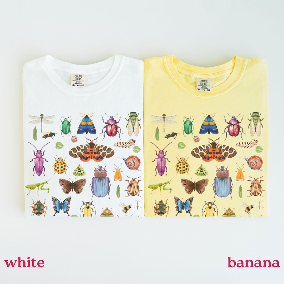 Vintage Bugs Shirt, Insects Birthday Matching Family Tees, Entomology ...