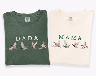 One Lucky Duck First Birthday Shirts, Matching Family Mallard Duck Tees, Mommy and Me Duck Outfit, Duck Birthday Shirt, Fall Birthday Themed