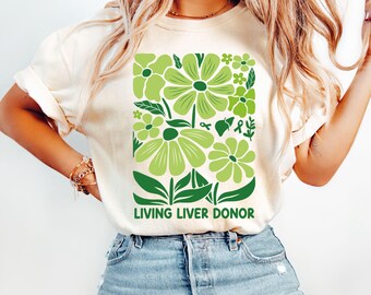 Liver Transplant Comfort Colors Shirt, Liver Donor Gift, Liver Donor Shirt, Liver Survivor Shirt, Liver Transplant Support Tee
