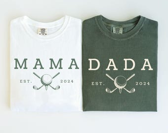 Golf Birthday Shirt 1st Birthday Outfit Hole in One Birthday Party Custom Golf Family Birthday TShirts  Mommy And Me Golf Birthday T-Shirt