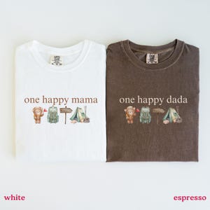 One Happy Camper Shirt Camping 1st Birthday Outfit Camping Vacation Shirt One Happy Camper Matching Family Tees Camp Mommy and Me Shirts