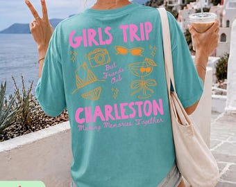 Girls Weekend Shirt, Custom Girls Trip Shirt,Bestie Trip Comfort Colors Shirts and Tank Tops,Best Friend Summer Vacay Tee,Girls Vacation Tee