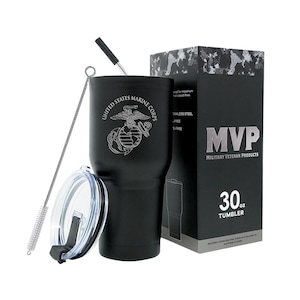 USMC Dual Logo Tumbler - 30oz