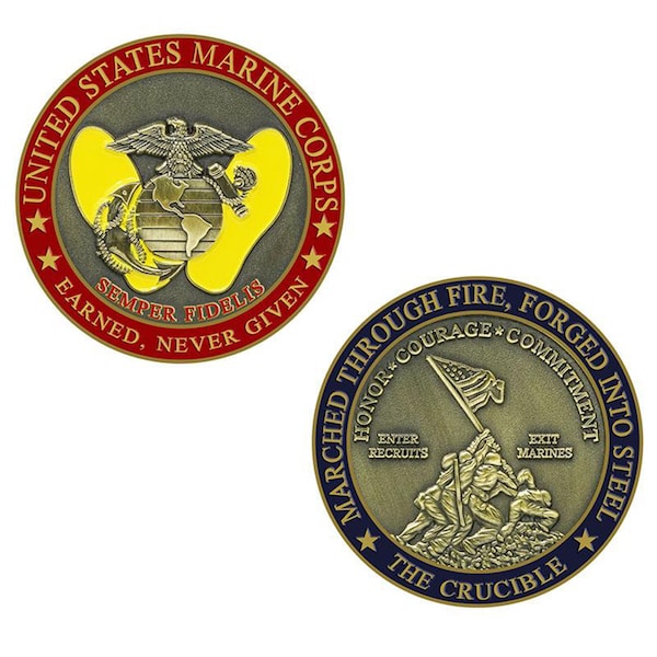 Marine Corps Crucible Challenge Coin