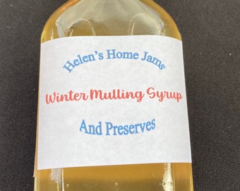 Winter mulling syrup