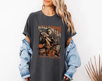 Vintage Michael Myers Halloween T-Shirt, Retro Horror Movie Tee, Myers Thriller Shirt, Friday the 13th Halloween Tee, Spooky Halloween Shirt