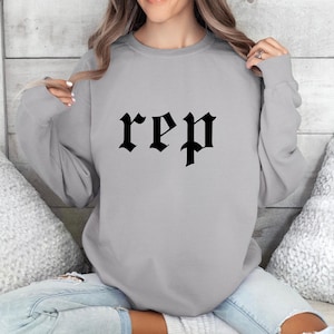 Rep Era Sweatshirt | Oversized Comfort Colors® Rep Concert Pullover | TS Fan Gift | Rep Shirt Eras Concert Sweatshirt