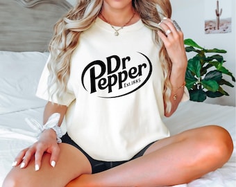 Dr Pepper Est 1885 Comfort Colors® Heavyweight Tee - Soda Lover Shirt, Dr Pepper Gift, Vintage Dr Pepper Logo T-Shirt, Retro Graphic Tee