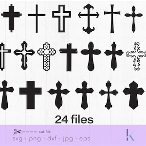 Kreuz für Silhouette, Cricut Design, Laser geschnitten Datei, digitaler Download, Kreuz svg, christliches svg bündel, christliches Ostern svg, png