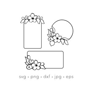 Kirschblüte svg, svg-bundle, florale svg, Sakura, Schneidedatei für Silhouette, Cricut, Laser-Schnittdatei, Blumen svg, Blumen png, Blumen