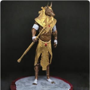 Anubis Bust, Anubis Sculpture, Egyptian Mythology. Pyramid