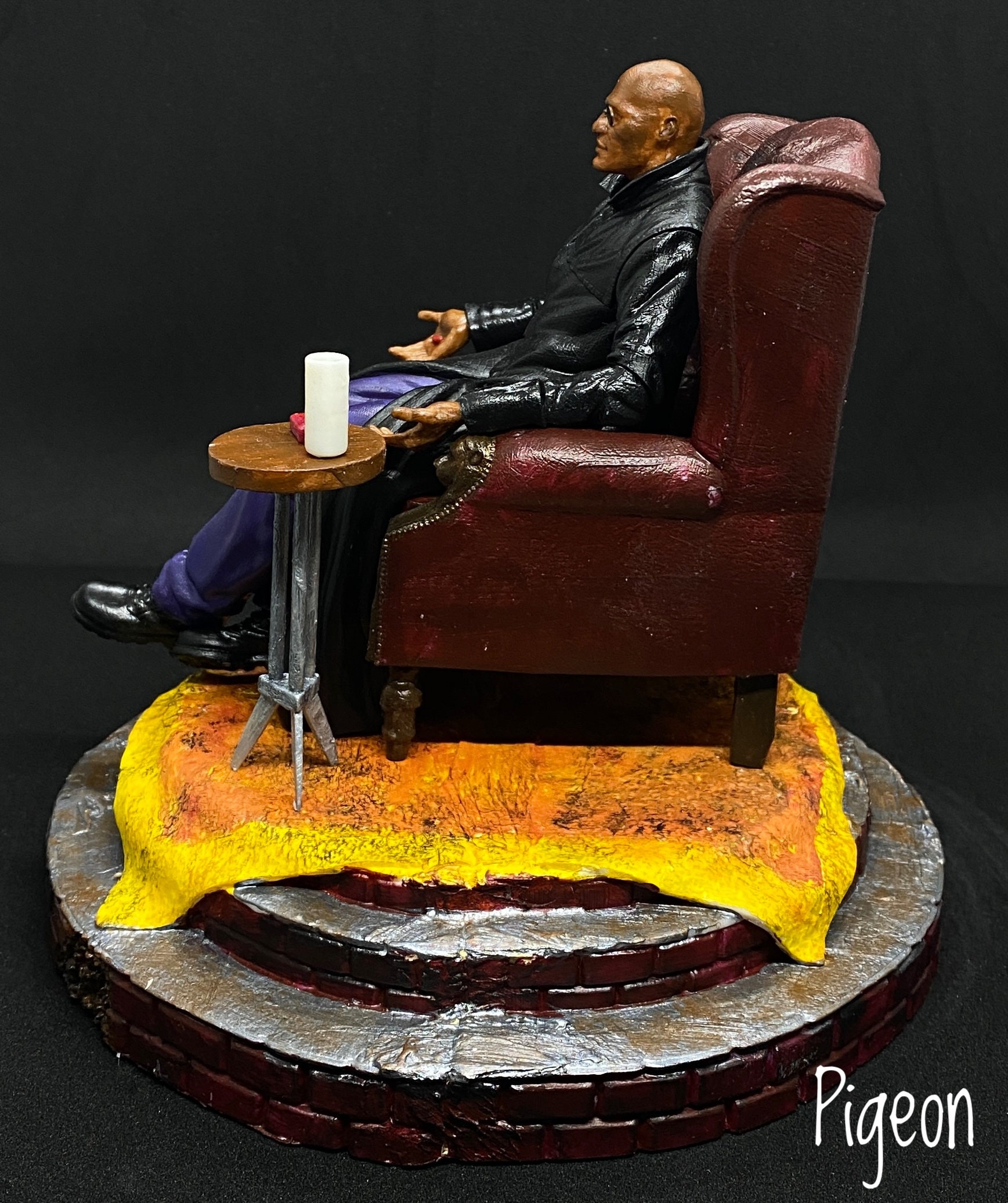 Morpheus ( the Matrix ) Bust, Morpheus Sculpture, Handmade