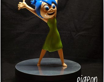 The Inside Out Joy Bust Figure / Hand Painting