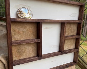 Western Belt Buckle Display Case