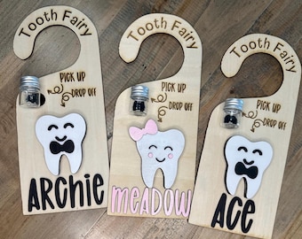 Personalized Tooth Fairy Door Hanger