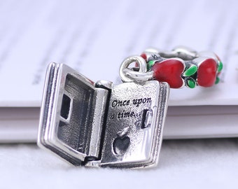Snow White Dwarfs Red Apple Charm Chain Watch NIB Retired Pandora Disney Snow White main image 4