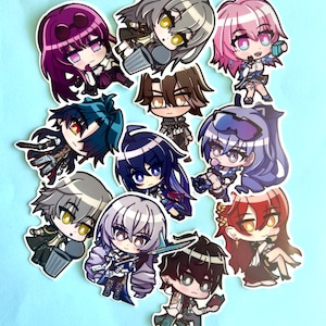 Honkai Star Rail Clear Vinyl Stickers Set A | waterproof, stationery