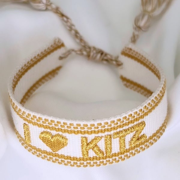 I love Kitz weiß-gold