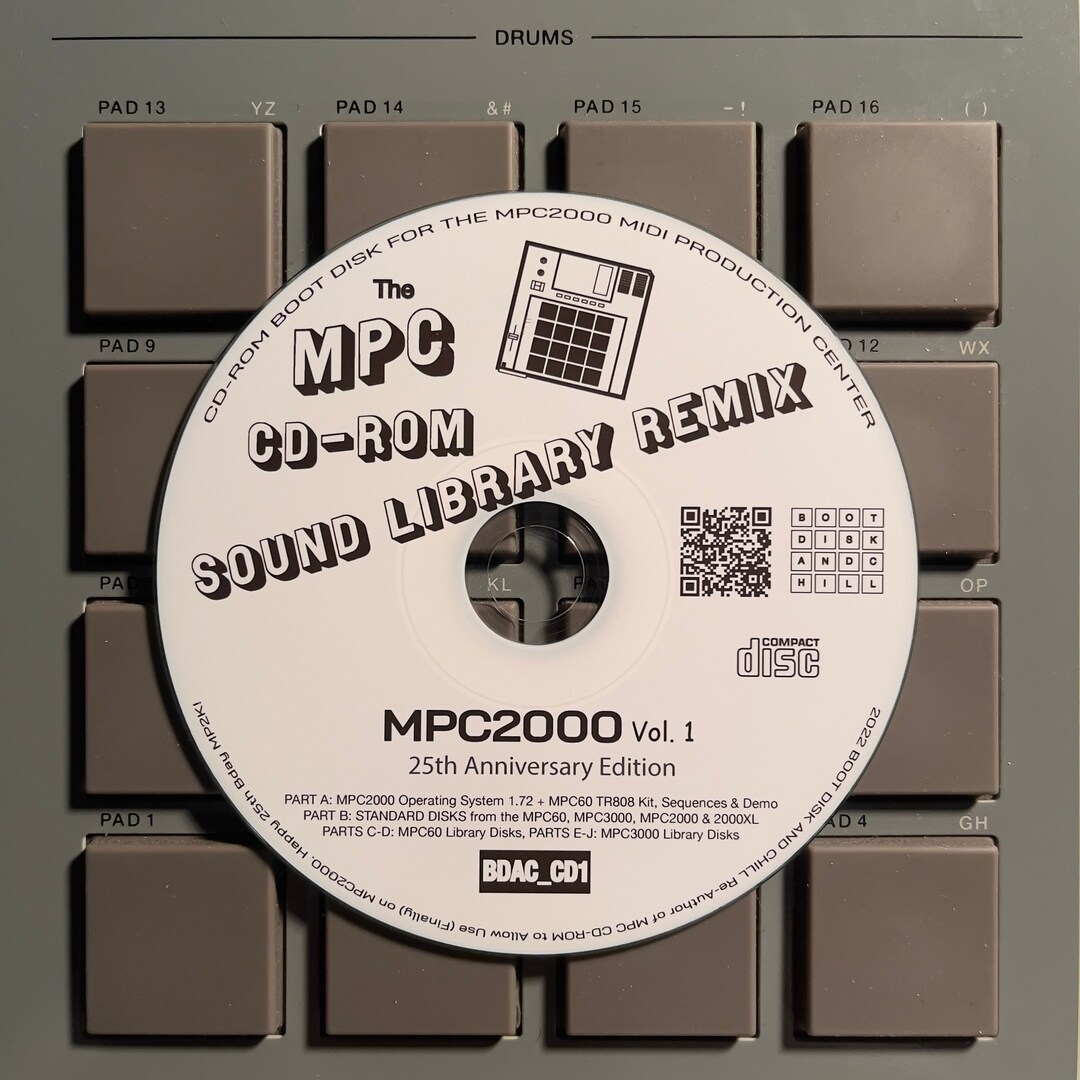 MPC CD-ROM Sound Library Remix / Boot Disk for the Akai