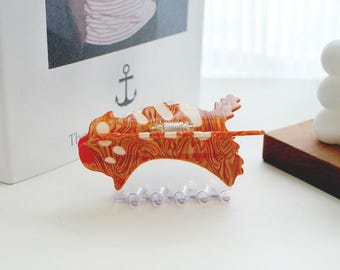 Cat/Kitty hair claw, Cute animal hair claw, Gift idea
