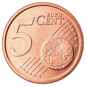 5 euro cents from 2002