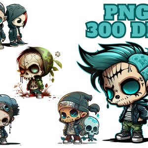 Schädel Junge Clipart, Graffiti Streetart, Shirt Sublimation PNG, coole Graffiti Skullboy, kommerzielle Nutzung, sofortiger digitaler Download, Urban, niedlich