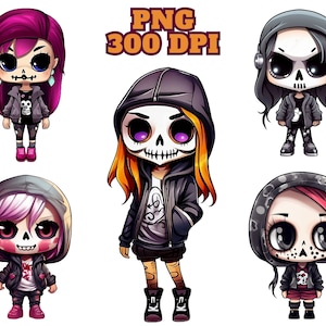 Skull Girl Clipart, Graffiti Street Art, Shirt Sublimation, Cool Graffiti Skullgirl, Commercial Use, Instant Digital Download, Urban Art PNG