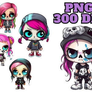 Skull Girl Clipart, Graffiti Street Art, Shirt Sublimation, Cool Graffiti Skullgirl, Commercial Use, Instant Digital Download, Urban Art PNG