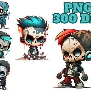 Skull Boy Clipart, Graffiti Street Art, Shirt Sublimation PNG, Cool Graffiti Skullboy, Commercial Use, Instant Digital Download, Urban, Cute