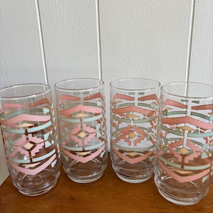 Vintage Southwest Heritage Glasses (Set of 4) by Corning