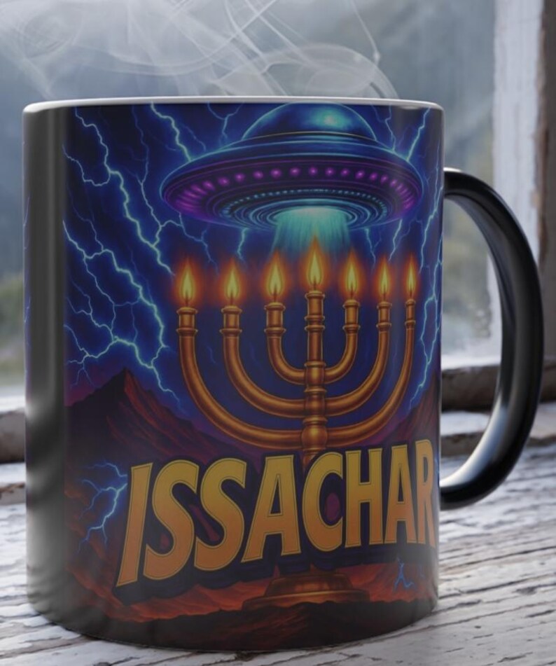 Issachar Color Changing Morphing Mug Electric Design, Gift for Coffee ...