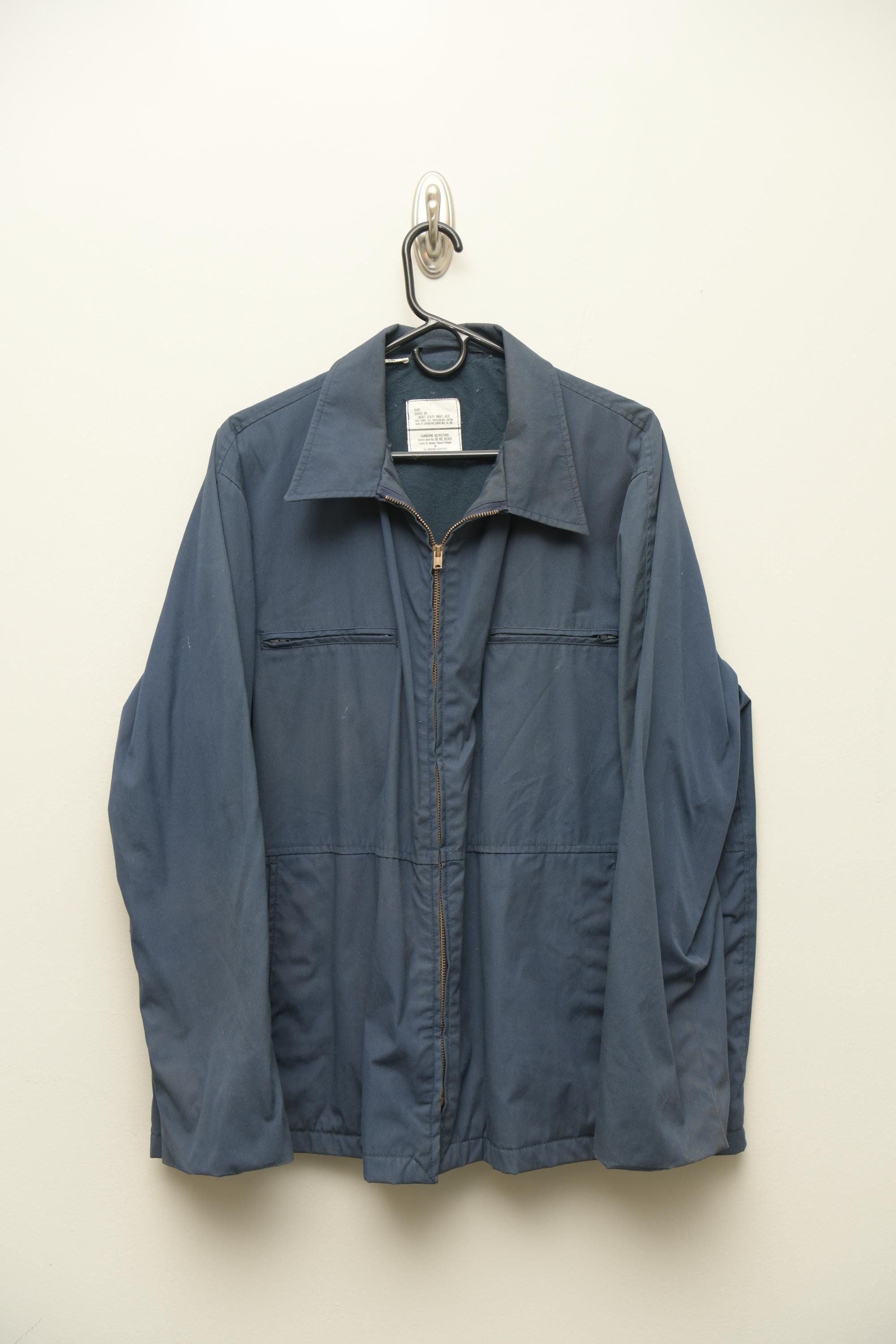 Vintage 60s US Navy N4 Utility Deck Jacket Mens XL Military
