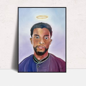 Chadwick Boseman Halo Poster Print