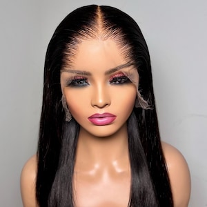 Luxury Virgin 100% human hair 13x6 HD Lace Frontal with Low Hairline pre bleached  and preplucked hairline