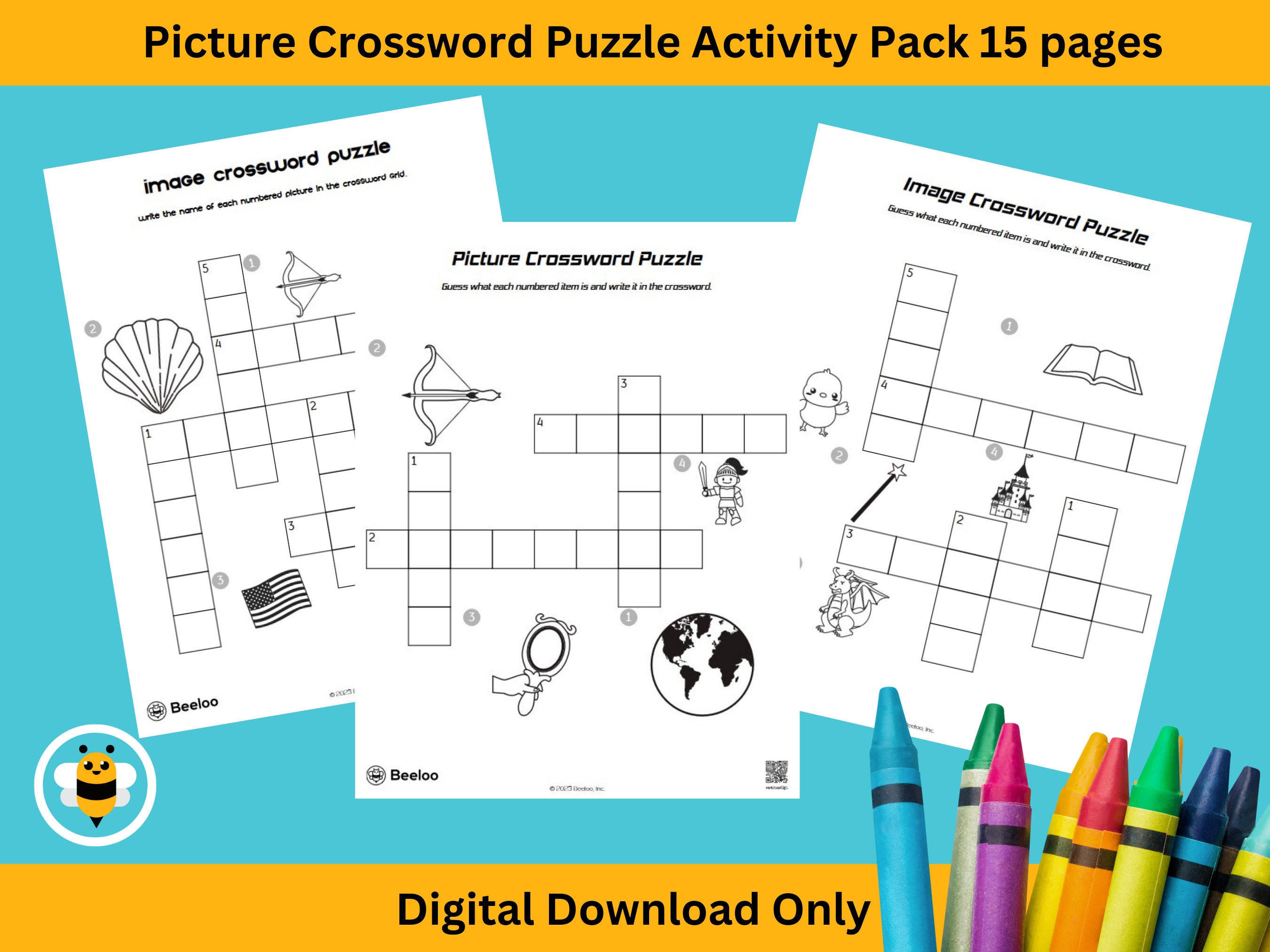 Ukraine Crossword Puzzle • Beeloo Printable Crafts and Activities