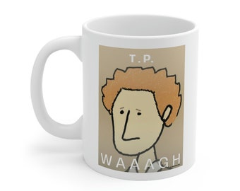 ¡Waaagh! Divertida taza de cerámica para café, regalo para él o ella