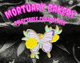 Butterfly Enamel Pin, Enamel Pin, Butterfly, Pastel Enamel Pin, Butterfly Pin