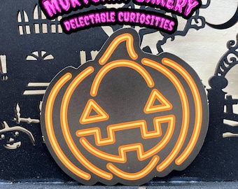 Zucca, Adesivo zucca, Jack O Lantern, Adesivi zucca, Halloween, Adesivo di Halloween, Zucca di Halloween, Dolcetto o scherzetto, Adesivo