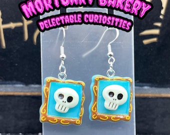 Skull Earrings, Skull Earring, Skull, Earrings, Kawaii Skull Earrings, Tiny Skull Earrings, Skull Art, Skull Charm, Skull Jewelry, Kawaii