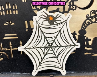 Cobweb, Stickers, Planner Stickers, Halloween Stickers, Spooky Stickers, Halloween, Sticker, Goth, Halloween Decor, Witch, Spider, Spooky