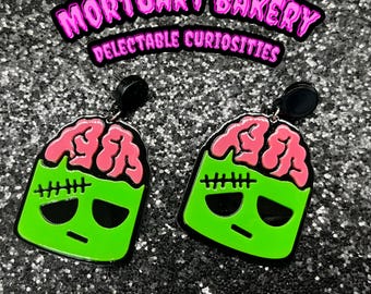 Frankenstein Earrings, Frankenstein, Earrings, Frankenstein Monster, Frankenstein Jewelry, Dangle Earrings, Statement Earrings