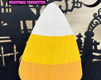 Pegatina de maíz dulce, maíz dulce, caramelo, pegatina de caramelo, pegatina vintage, truco o trato, Halloween, caramelo de Halloween, pegatina de Halloween