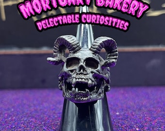 Demon Ring, Demon, Demon Jewelry, Skull Ring, Demon Skull, Demon Skull Ring, Bold Ring, Statement Ring