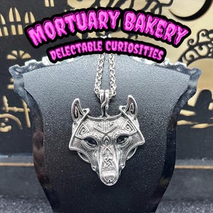 Wolf Pendant, Pendant, Wolf, Silver Pendant, Dog Pendant, Wolf Necklace, Pendant Necklace, Animal Pendant, Silver Wolf, Wolf Charm