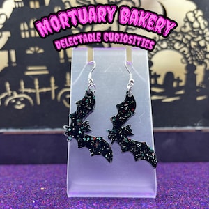 Bat, Bat Earrings, Fun Earrings, Bats, Gothic Earrings, Goth, Halloween Earrings