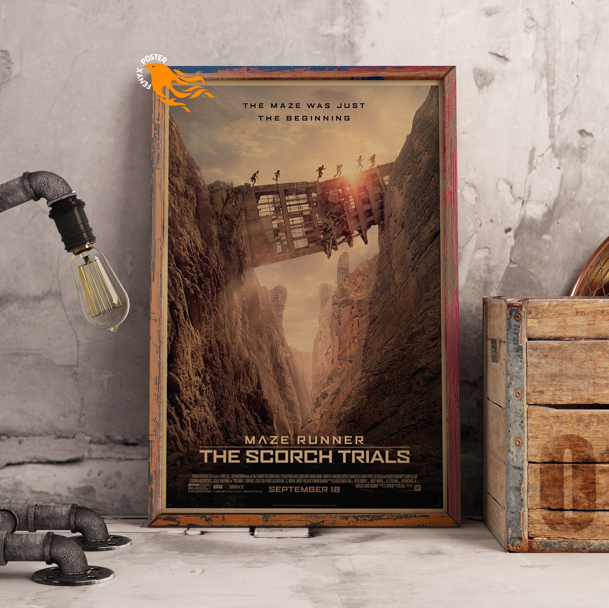 Maze Runner - The Scorch Trials Movie Poster Print & Unframed Canvas Prints